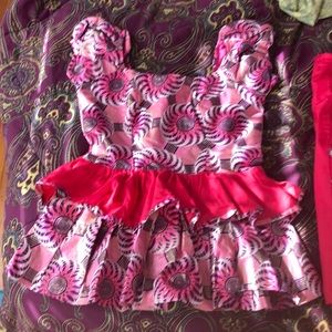 Handmade African Ankara Blouse and Skirt
